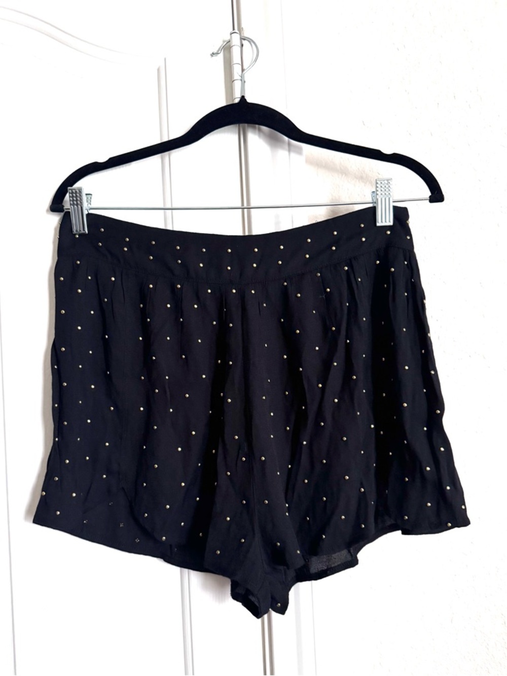Mink Pink Black Studded Shorts